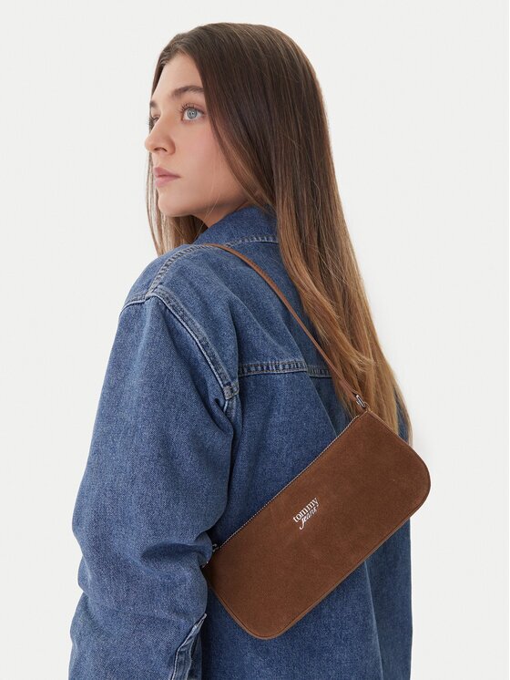 Tommy Jeans Дамска чанта Tjw Must Suede Shoulder Bag AW0AW18454