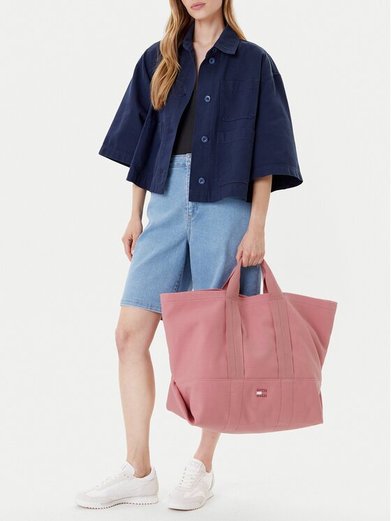 Tommy Jeans Дамска чанта Tjw Tote Edition Canvas AW0AW17542