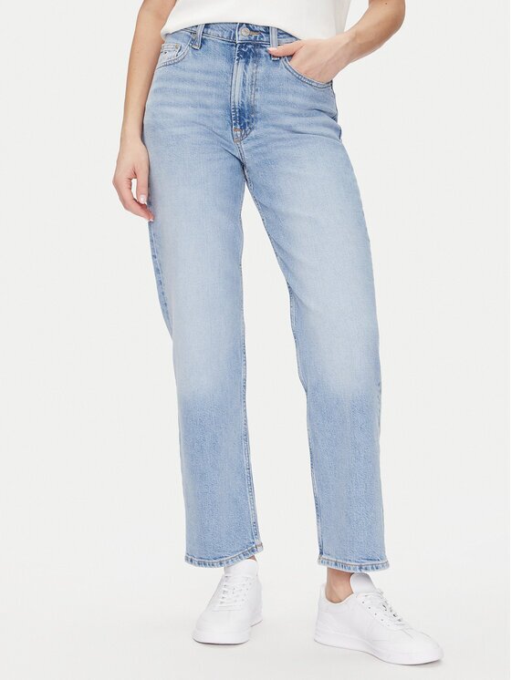 Tommy Jeans Дънки Layla Hr Slim Str Bi0112 Co DW0DW20643 Regular Fit
