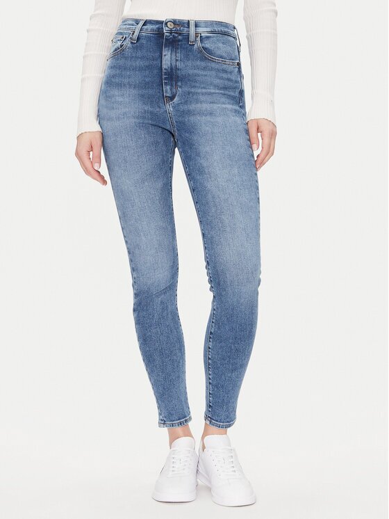 Tommy Jeans Дънки Sylvia Hgh Skn Bi0234 Co DW0DW20655 Slim Fit