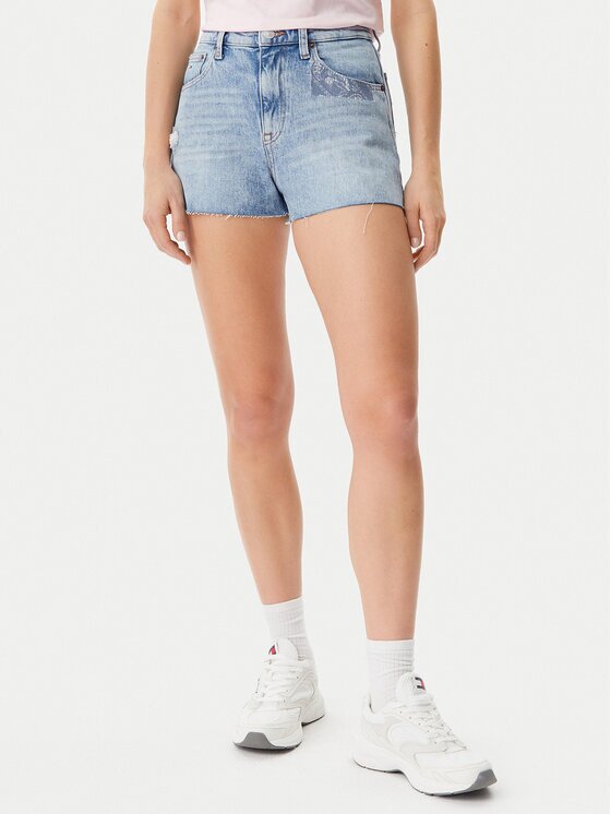 Tommy Jeans Дънкови шорти DW0DW20087 Slim Fit