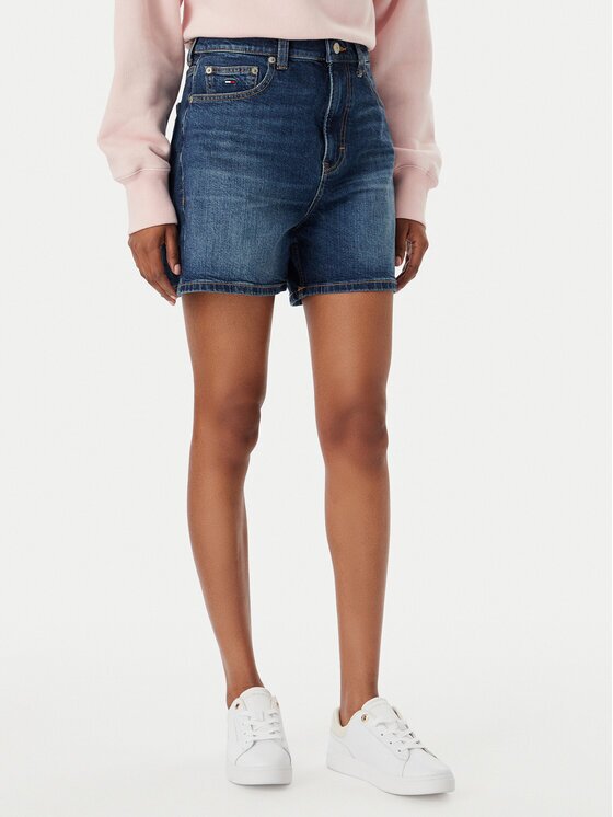 Tommy Jeans Дънкови шорти DW0DW22688 Straight Leg