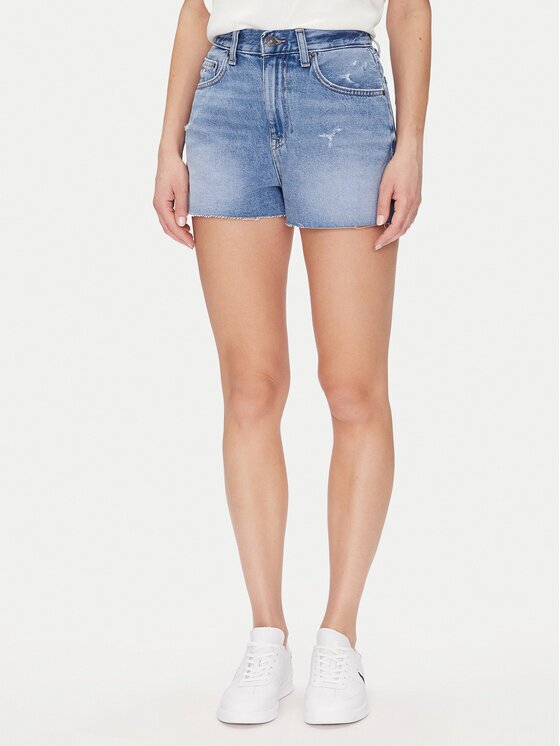 Tommy Jeans Дънкови шорти Hot Pant Bi8036 DW0DW20575 Regular Fit