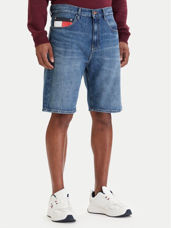 Tommy Jeans Дънкови шорти Otis DM0DM22991 Regular Fit