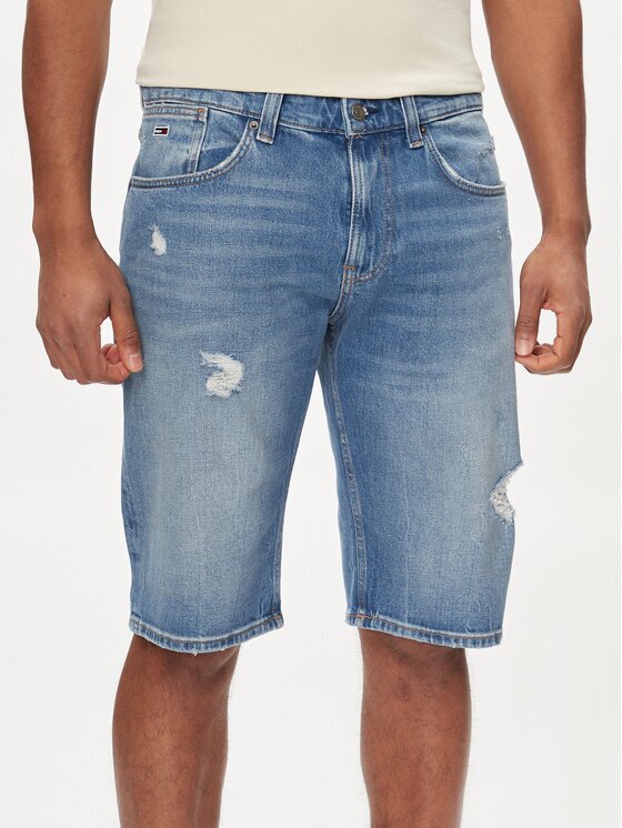 Tommy Jeans Дънкови шорти Ronnie DM0DM18794 Slim Fit
