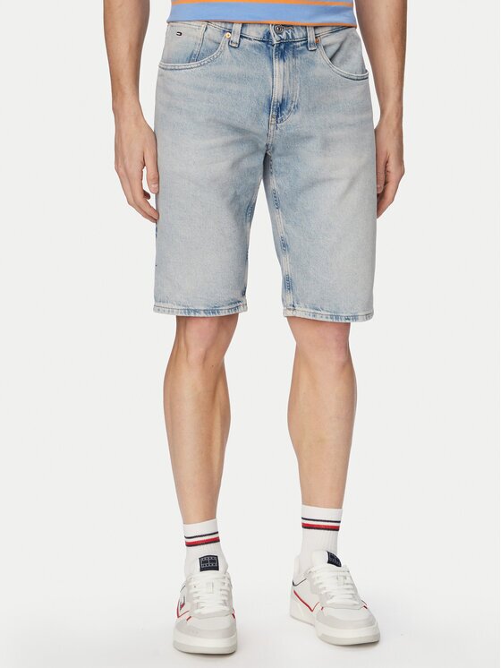 Tommy Jeans Дънкови шорти Ronnie DM0DM22978 Slim Fit
