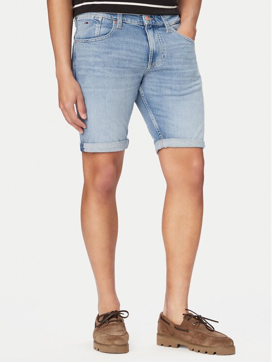 Tommy Jeans Дънкови шорти Ronnie DM0DM22979 Slim Fit