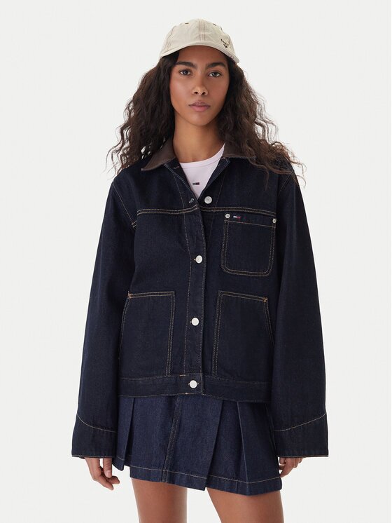 Tommy Jeans Дънково яке Chore DW0DW21981 Regular Fit