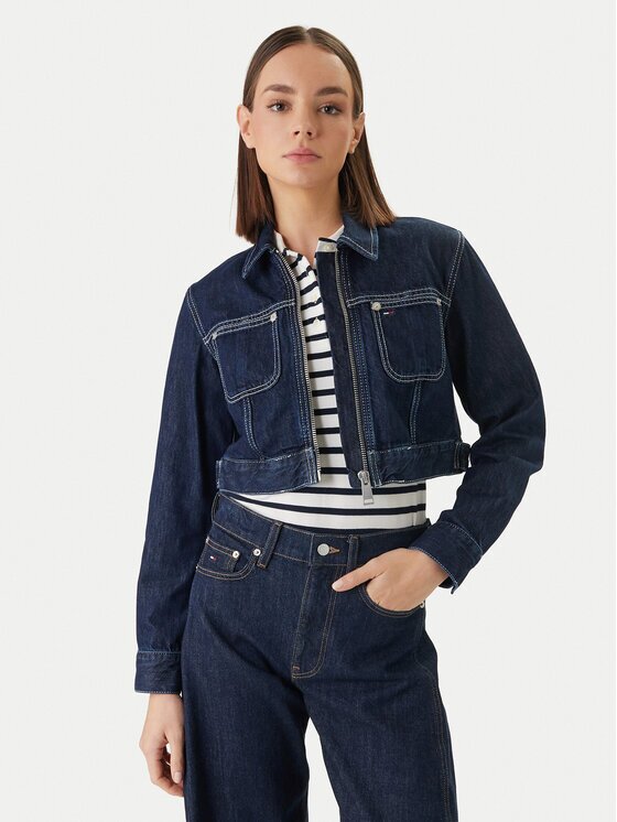 Tommy Jeans Дънково яке DW0DW22384 Straight Fit