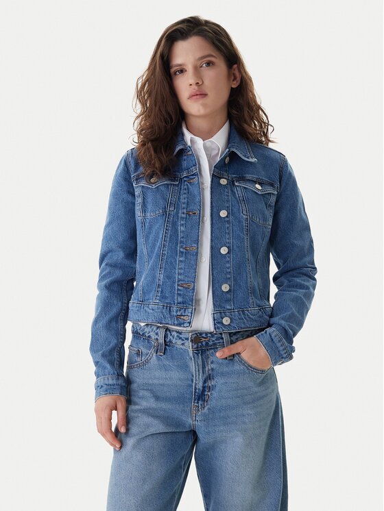 Tommy Jeans Дънково яке Vivianne DW0DW22489 Slim Fit