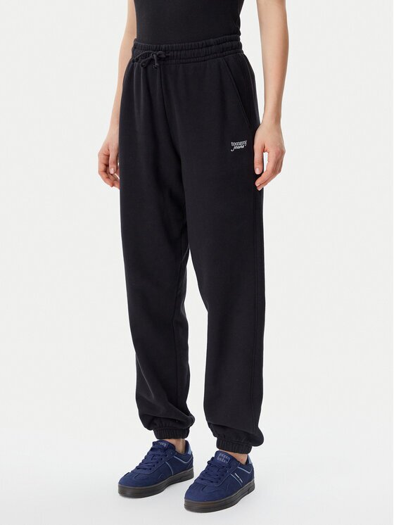 Tommy Jeans Долнище анцуг Script DW0DW20670 Relaxed Fit