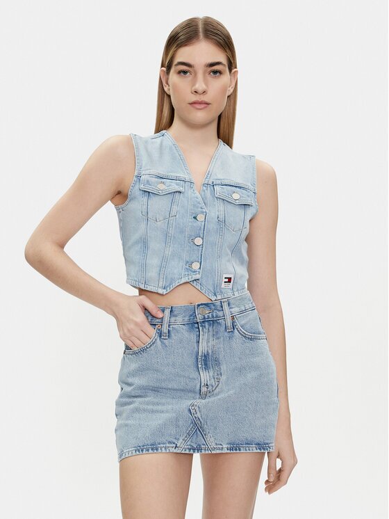 Tommy Jeans Елек DW0DW17684 Regular Fit