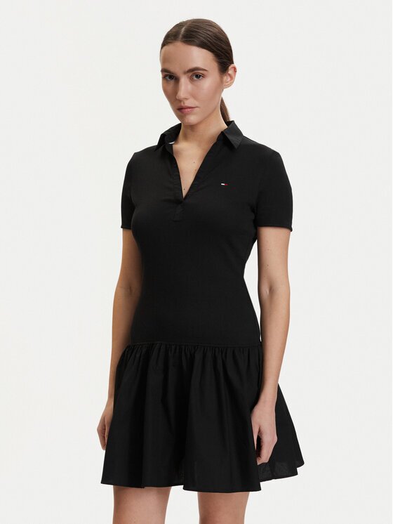 Tommy Jeans Ежедневна рокля DW0DW22331 Slim Fit