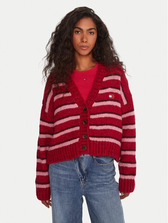 Tommy Jeans Кардиган Badge DW0DW21678 Relaxed Fit