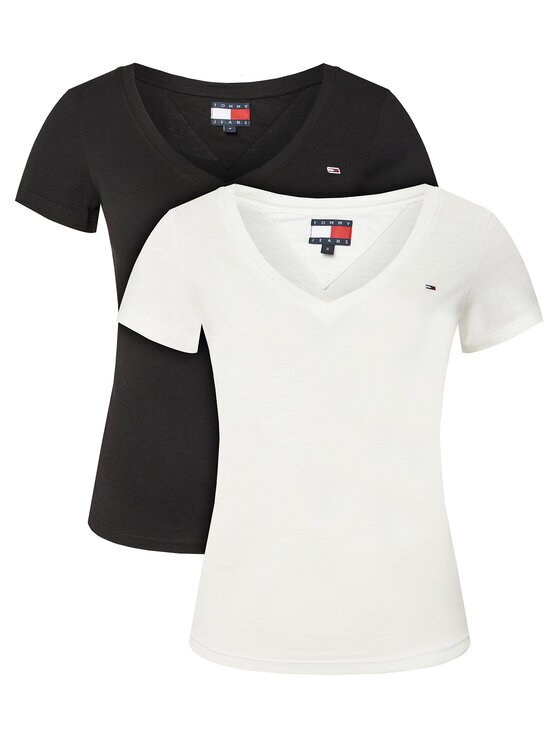 Tommy Jeans Комплект тениски DW0DW21367 Slim Fit