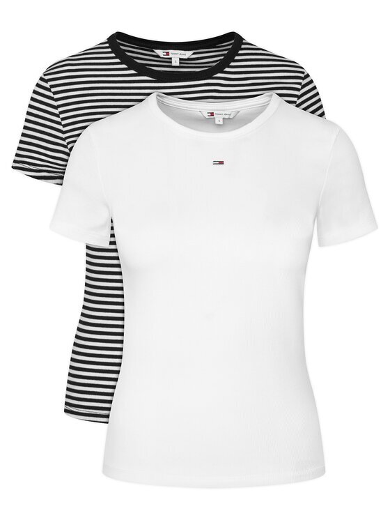 Tommy Jeans Комплект тениски DW0DW21430 Slim Fit