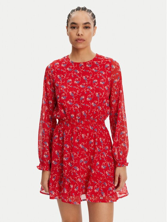 Tommy Jeans Лятна рокля DW0DW20338 Regular Fit
