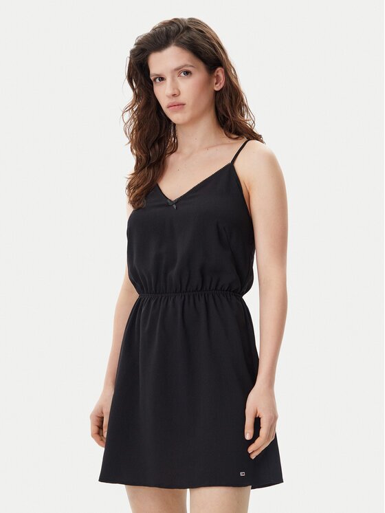 Tommy Jeans Лятна рокля Essential DW0DW20613 Regular Fit