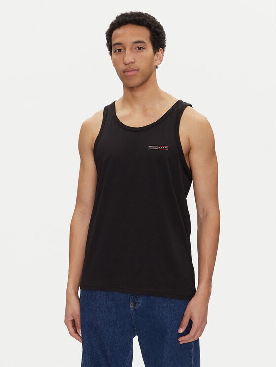 Tommy Jeans Мъжки топ Entry Graphic DM0DM20790 Екрю Slim Fit
