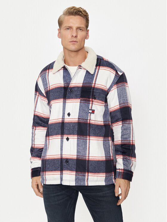 Tommy Jeans Преходно яке Sherpa DM0DM19652 Regular Fit