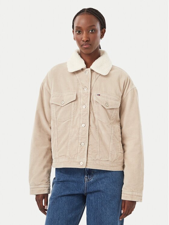Tommy Jeans Преходно яке Trucker DW0DW23415 Regular Fit