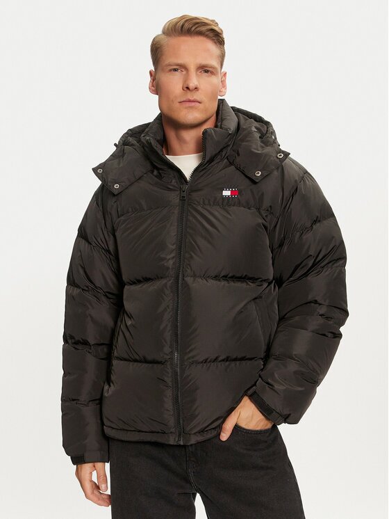 Tommy Jeans Пухено яке Alaska DM0DM19537 Loose Fit