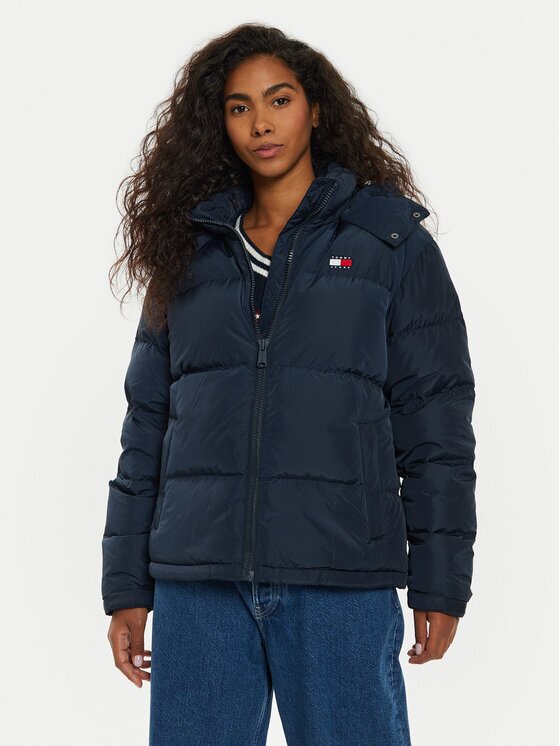 Tommy Jeans Пухено яке Alaska DW0DW18610 Regular Fit