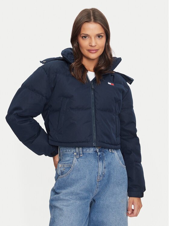 Tommy Jeans Пухено яке Alaska DW0DW19687 Regular Fit