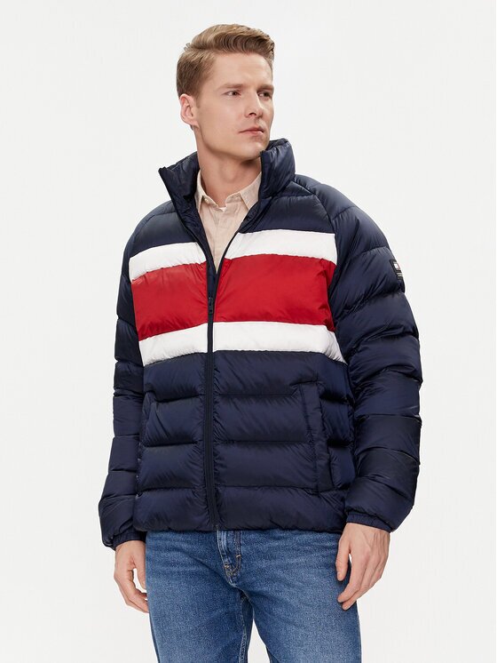 Tommy Jeans Пухено яке DM0DM18012 Regular Fit