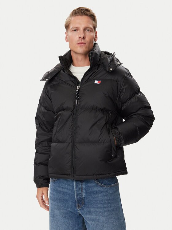Tommy Jeans Пухено яке DM0DM22036 Regular Fit
