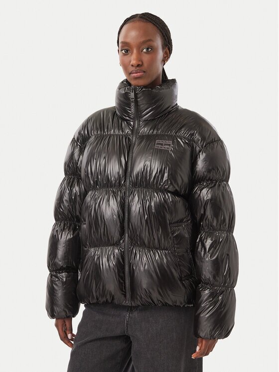 Tommy Jeans Пухено яке Shiny DW0DW23423 Regular Fit