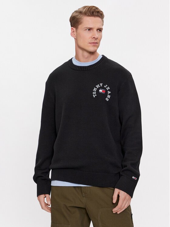 Tommy Jeans Пуловер Arched Graphic DM0DM16784 Relaxed Fit