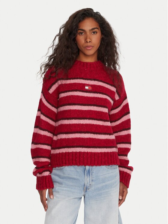 Tommy Jeans Пуловер Badge DW0DW21679 Relaxed Fit