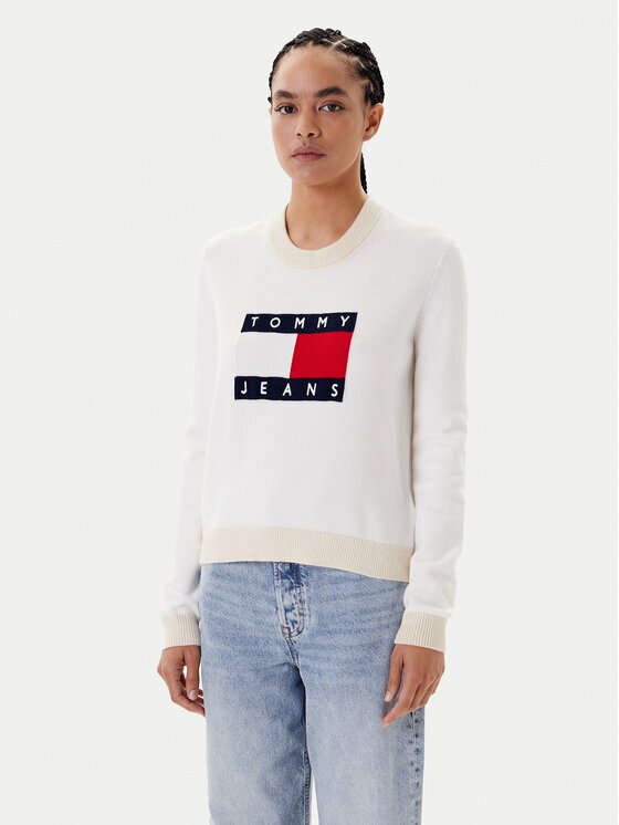 Tommy Jeans Пуловер Colorblock Flag DW0DW20970 Regular Fit