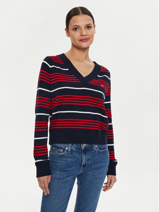 Tommy Jeans Пуловер DW0DW18652 Relaxed Fit