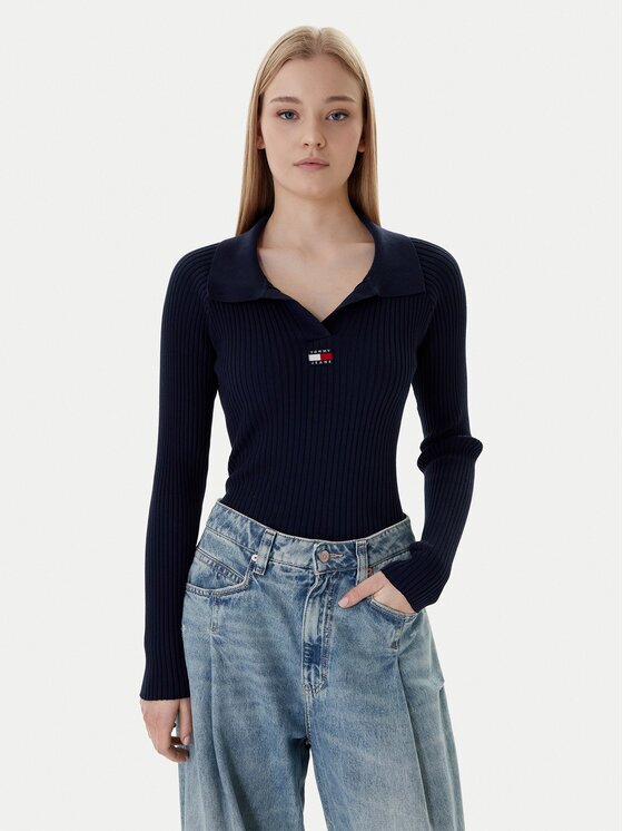 Tommy Jeans Пуловер DW0DW22036 Slim Fit