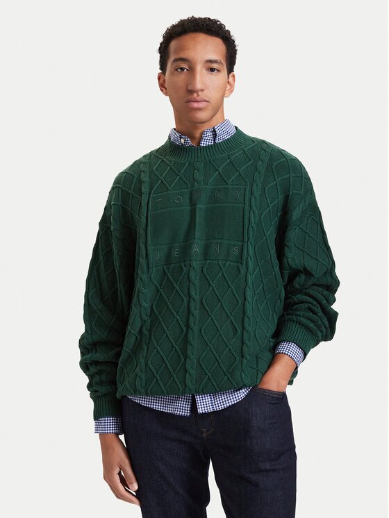 Tommy Jeans Пуловер Flag DM0DM23614 Relaxed Fit
