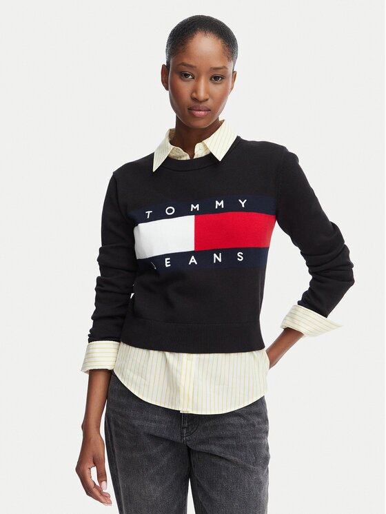 Tommy Jeans Пуловер Flag DW0DW22930 Regular Fit