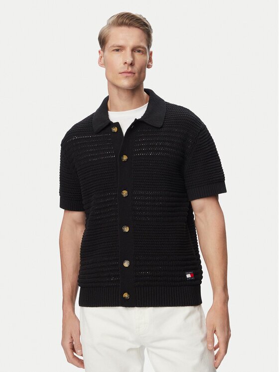 Tommy Jeans Риза Crochet DM0DM23373 Regular Fit