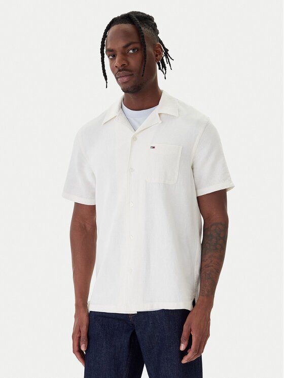 Tommy Jeans Риза DM0DM23058 Светлосиньо Regular Fit