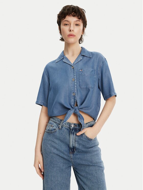 Tommy Jeans Риза DW0DW20603 Relaxed Fit