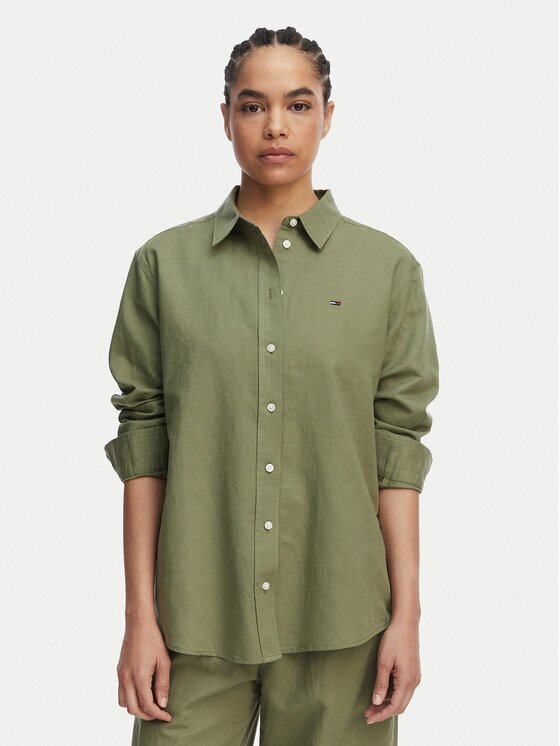 Tommy Jeans Риза DW0DW22209 Relaxed Fit