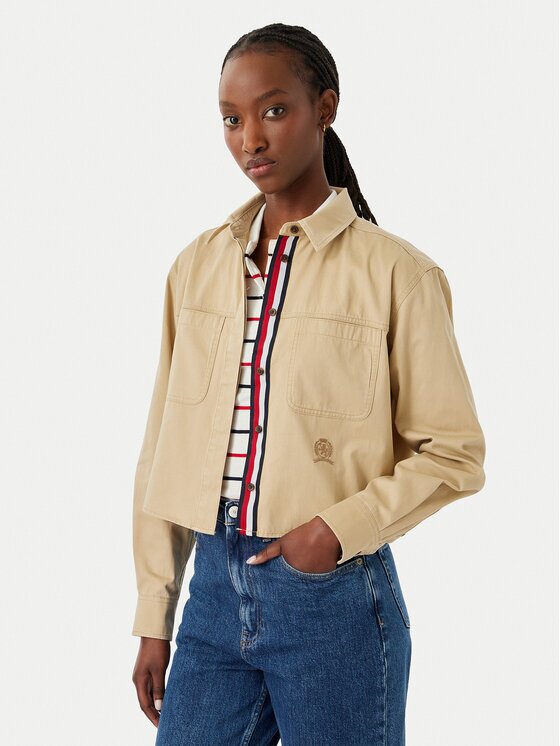 Tommy Jeans Риза DW0DW22942 Cropped Fit
