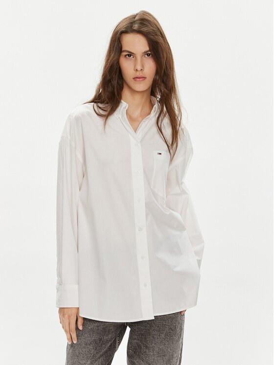 Tommy Jeans Риза Essential DW0DW18659 Oversize