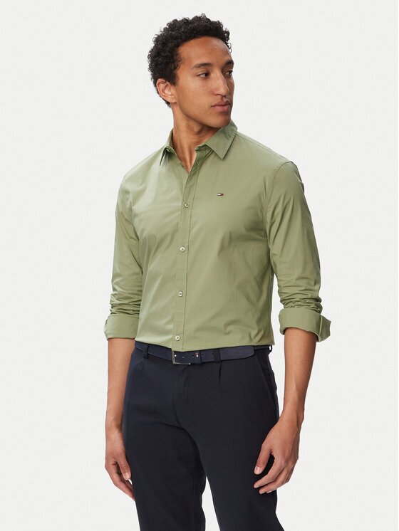 Tommy Jeans Риза DM0DM04405 Slim Fit