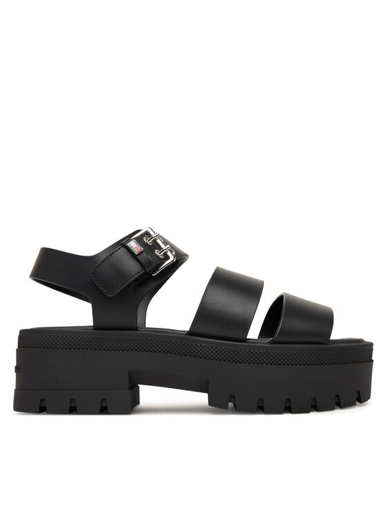 Tommy Jeans Сандали Tjw Straps Leather Max Sandal EN0EN02944