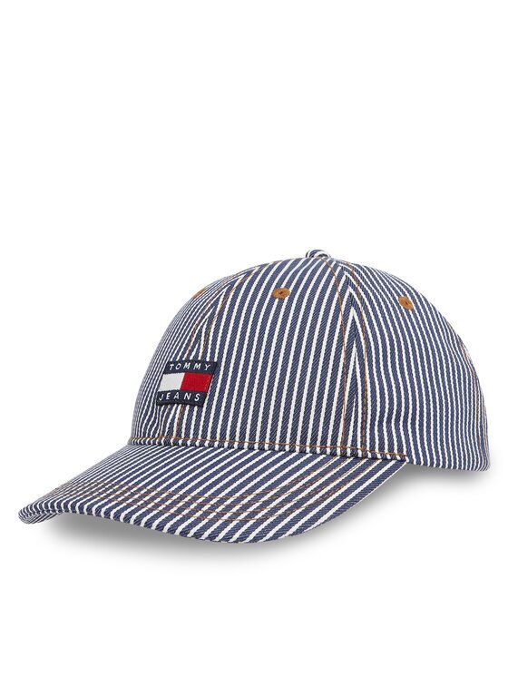 Tommy Jeans Шапка с козирка Tjm Heritage Stripe Cap AM0AM13358