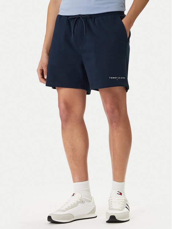 Tommy Jeans Спортни шорти Contrast Linear DM0DM22697 Regular Fit
