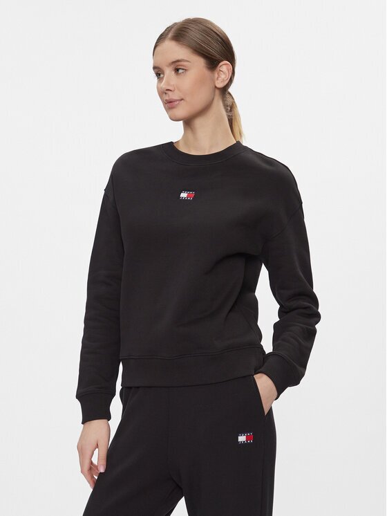 Tommy Jeans Суитшърт Badge DW0DW17325 Boxy Fit