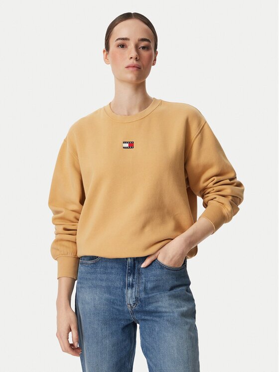 Tommy Jeans Суитшърт Badge DW0DW23297 Regular Fit